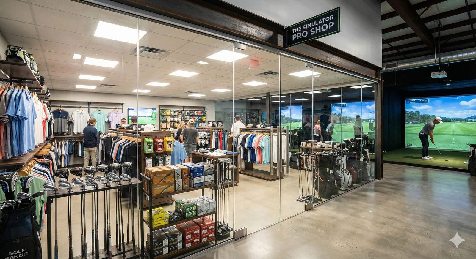 The pro shop at Mile High Golf